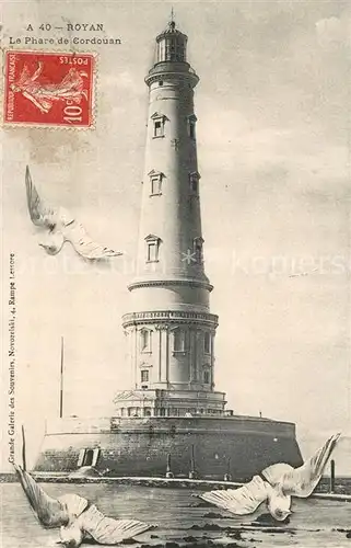 AK / Ansichtskarte Leuchtturm_Lighthouse Royan Phare de Cordouan 