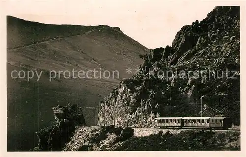 AK / Ansichtskarte Bergbahn Ascension de la Rhune La Breche  Bergbahn