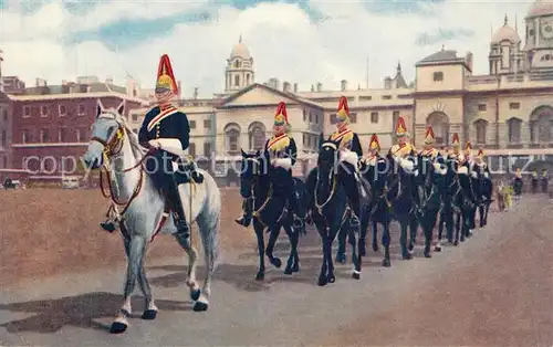 AK / Ansichtskarte Leibgarde_Wache Royal Horse Guards Whitehall  