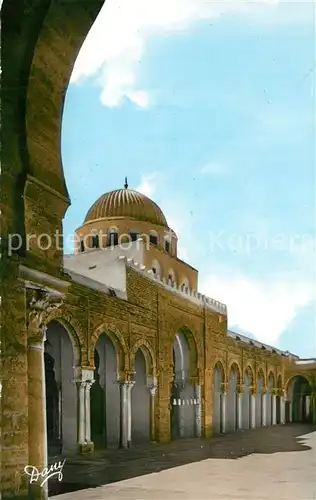 AK / Ansichtskarte Kairouan_Qairawan Tour de la Grande Mosquee Kairouan Qairawan