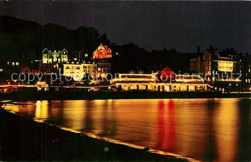 AK / Ansichtskarte Llandudno_Wales Seaside resort at night Llandudno_Wales