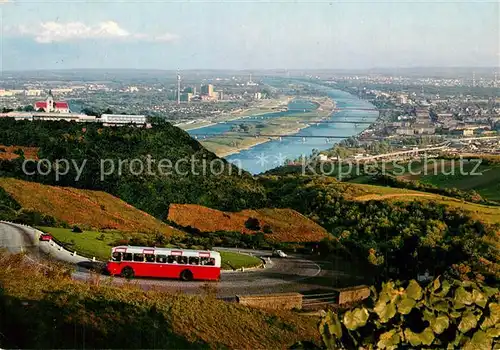 AK / Ansichtskarte Wien Kahlenberg mit Hoehenstrasse mit Blick auf die Stadt Wien