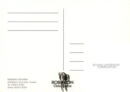 AK / Ansichtskarte Midoun Robinson Club Strand Fliegeraufnahme Midoun