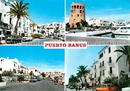 AK / Ansichtskarte Puerto_Banus Stadtansichten Hafen Turm 
