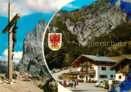 AK / Ansichtskarte Kirchdorf_Tirol Stripsenjochkreuz Predigtstuhl Unterkunftshaus Griesneralm Naturschutzgebiet Wilder Kaiser Kirchdorf Tirol