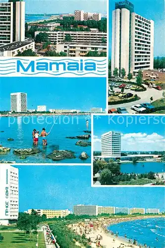 AK / Ansichtskarte Mamaia Teilansichten Hotel Hochhaus Strand Mamaia