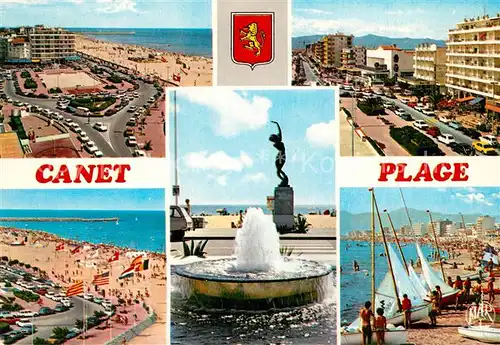 AK / Ansichtskarte Canet en Roussillon La Cote Vermeille Vue partielle Canet en Roussillon