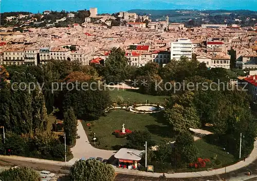 AK / Ansichtskarte Montelimar Le Parc et la Ville Montelimar