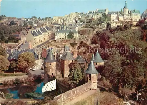 AK / Ansichtskarte Fougeres Vue generale sur le Chateau et la Ville Fougeres