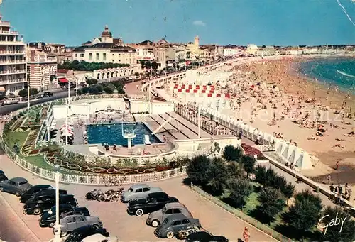 AK / Ansichtskarte Les_Sables d_Olonne La Piscine et la Plage Les_Sables d_Olonne