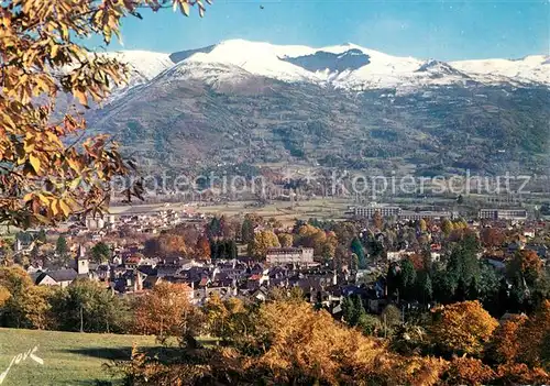 AK / Ansichtskarte Argeles Gazost Vue generale Au fond le Lycee climatique Argeles Gazost