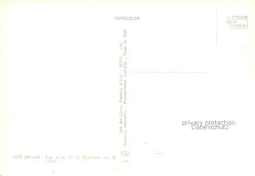 AK / Ansichtskarte Sete_Cette Vue prise de la Consigne sur le Port 