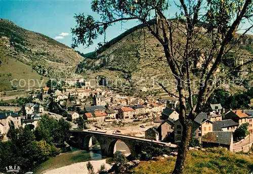 AK / Ansichtskarte Sainte Enimie Vue generale Sainte Enimie