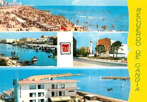 AK / Ansichtskarte Gandia La Plage Vue d ensemble Gandia