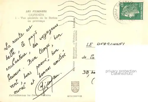 AK / Ansichtskarte Cauterets Vue generale de la Station au printemps Cauterets