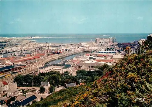 AK / Ansichtskarte Cherbourg_Octeville_Basse_Normandie Vue generale sur la ville les bassins et la rade Cherbourg_Octeville