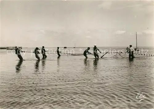 AK / Ansichtskarte Arcachon_Gironde La Peche a la Senne Arcachon Gironde