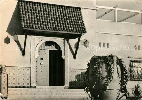 AK / Ansichtskarte Colomb Bechar Hotel Transatlantique Entree de l Hotel Colomb Bechar