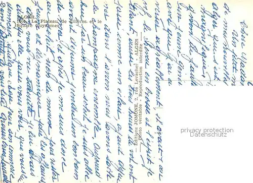 AK / Ansichtskarte Alger_Algerien La Plateau de Glieres et le Square Guynemer Alger Algerien