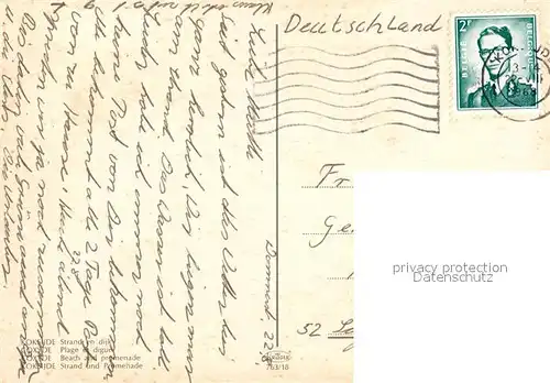 AK / Ansichtskarte Koksijde Strand en dijk Strand Promenade Koksijde