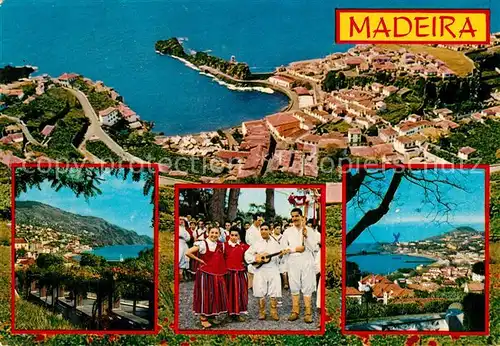 AK / Ansichtskarte Madeira As melhores vistas da Madeira Kuestenpanorama Hafenstadt Folklore Madeira