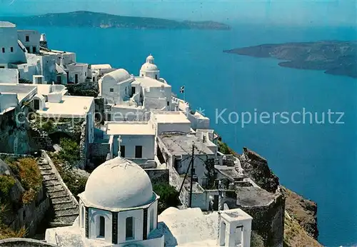 AK / Ansichtskarte Fira Panorama Meerblick Fira