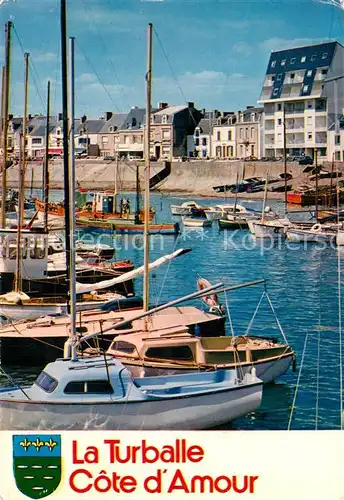 AK / Ansichtskarte La_Turballe Port Voiliers Collection Couleurs de la Cote d Amour La_Turballe