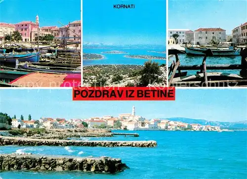 AK / Ansichtskarte Betina Kueste Hafen Panorama Kornati Betina