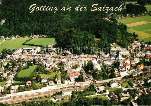 AK / Ansichtskarte Golling_Salzach Fliegeraufnahme Golling Salzach