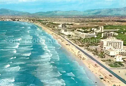AK / Ansichtskarte Palma_de_Mallorca Vista aerea de las playas Palma_de_Mallorca