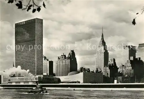AK / Ansichtskarte New_York_City Seat of the United Nations New_York_City