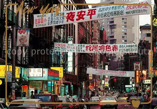 AK / Ansichtskarte New_York_City Chinatown New_York_City