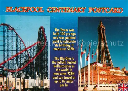 AK / Ansichtskarte Blackpool Tower Wahrzeichen Blackpool
