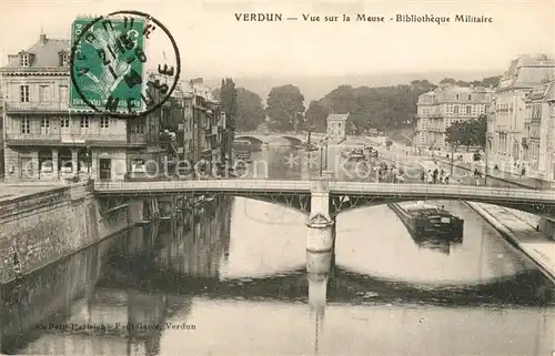 AK / Ansichtskarte Verdun_Meuse Panorama Bibliotheque Militaire Verdun Meuse