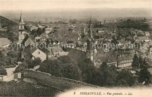 AK / Ansichtskarte Ribeauville_Haut_Rhin_Elsass Panorama Ribeauville_Haut