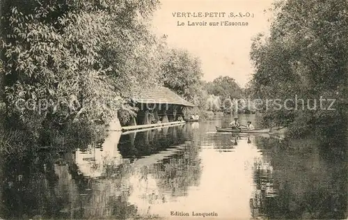 AK / Ansichtskarte Vert le Petit Le Lavoir sur l Essonne Vert le Petit