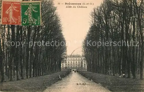 AK / Ansichtskarte Limeil Brevannes Allee du Chateau Limeil Brevannes