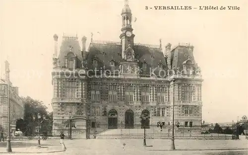 AK / Ansichtskarte Versailles_Yvelines Hotel de Ville Versailles_Yvelines