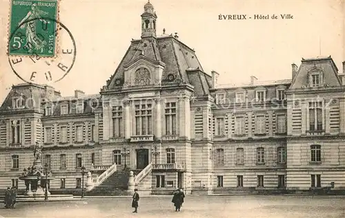 AK / Ansichtskarte Evreux Hotel de Ville Evreux