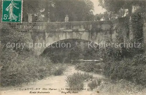 AK / Ansichtskarte Vaux sous Aubigny Pont Route Nationale Vaux sous Aubigny