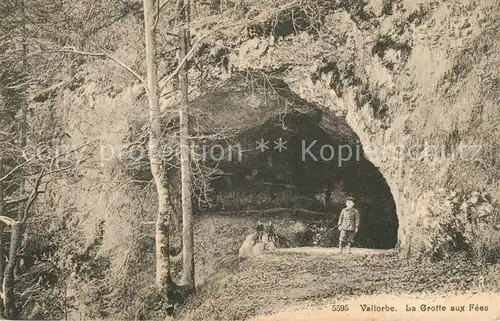 AK / Ansichtskarte Vallorbe Grotte aux Fees Vallorbe