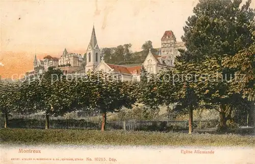 AK / Ansichtskarte Montreux_VD Eglise Allemande Montreux VD