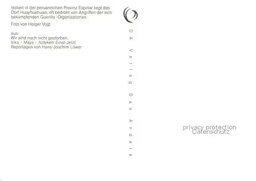 AK / Ansichtskarte Peru Dorleben  Peru