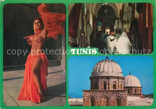 AK / Ansichtskarte Tunis Baucht?nzerin Tunis