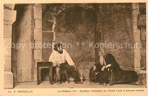 AK / Ansichtskarte Marseille_Bouches du Rhone Chateau Supreme relevation Abbe Faria a Edmond Dantes Marseille
