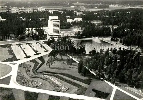 AK / Ansichtskarte Helsinki Fliegeraufnahme Parkanlage Helsinki
