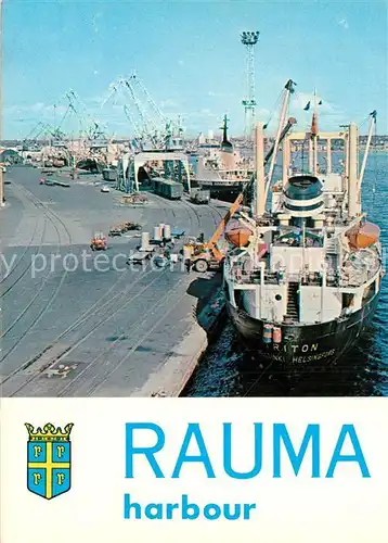 AK / Ansichtskarte Rauma Hafen Rauma