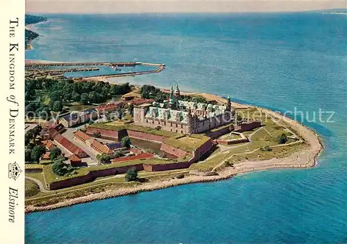 AK / Ansichtskarte Kronborg_Slot Fliegeraufnahme Schloss Kronborg Slot