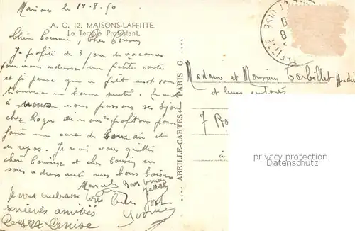 AK / Ansichtskarte Maisons Laffitte Temple Protestant Maisons Laffitte