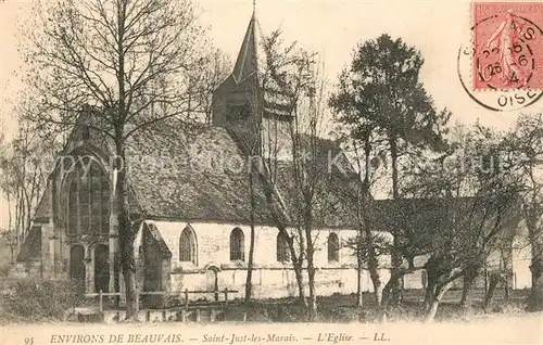 AK / Ansichtskarte Beauvais Saint Just les Marais Eglise Beauvais